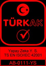 TÜRKAK AB-0111-YS akreditasyonu — TS EN ISO/IEC 42001 yapay zekâ yönetim sistemi